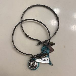 Set of two bangle bracelets